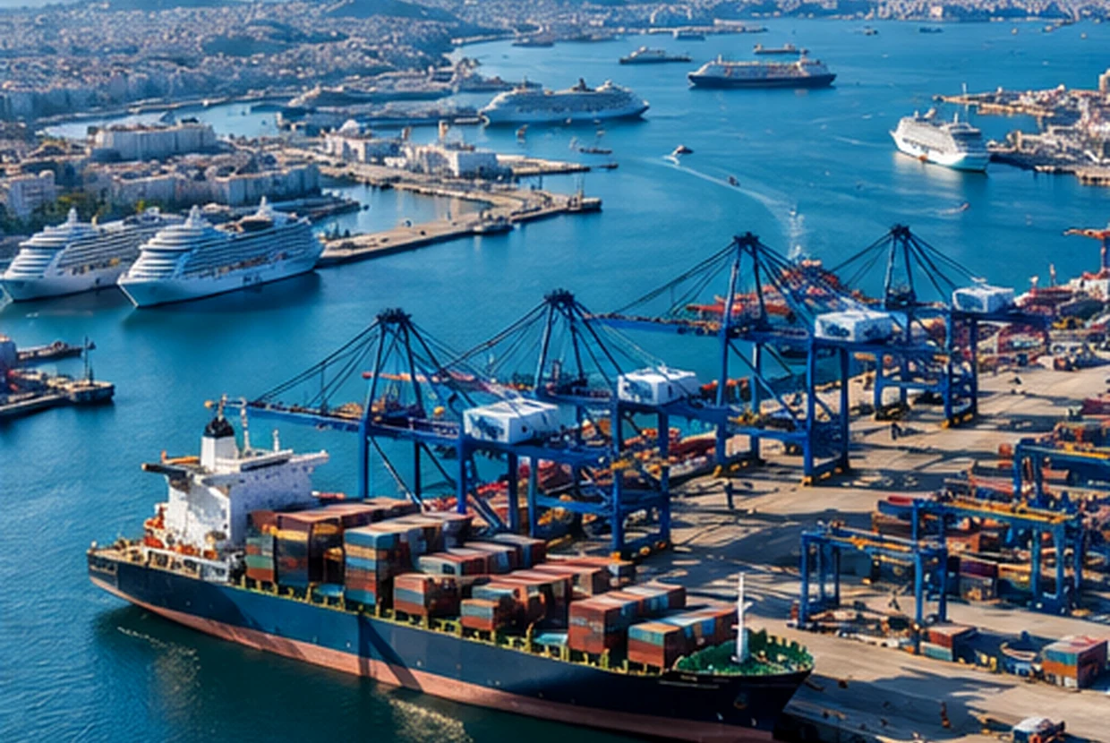 Illustrative maritime petroleum transportation