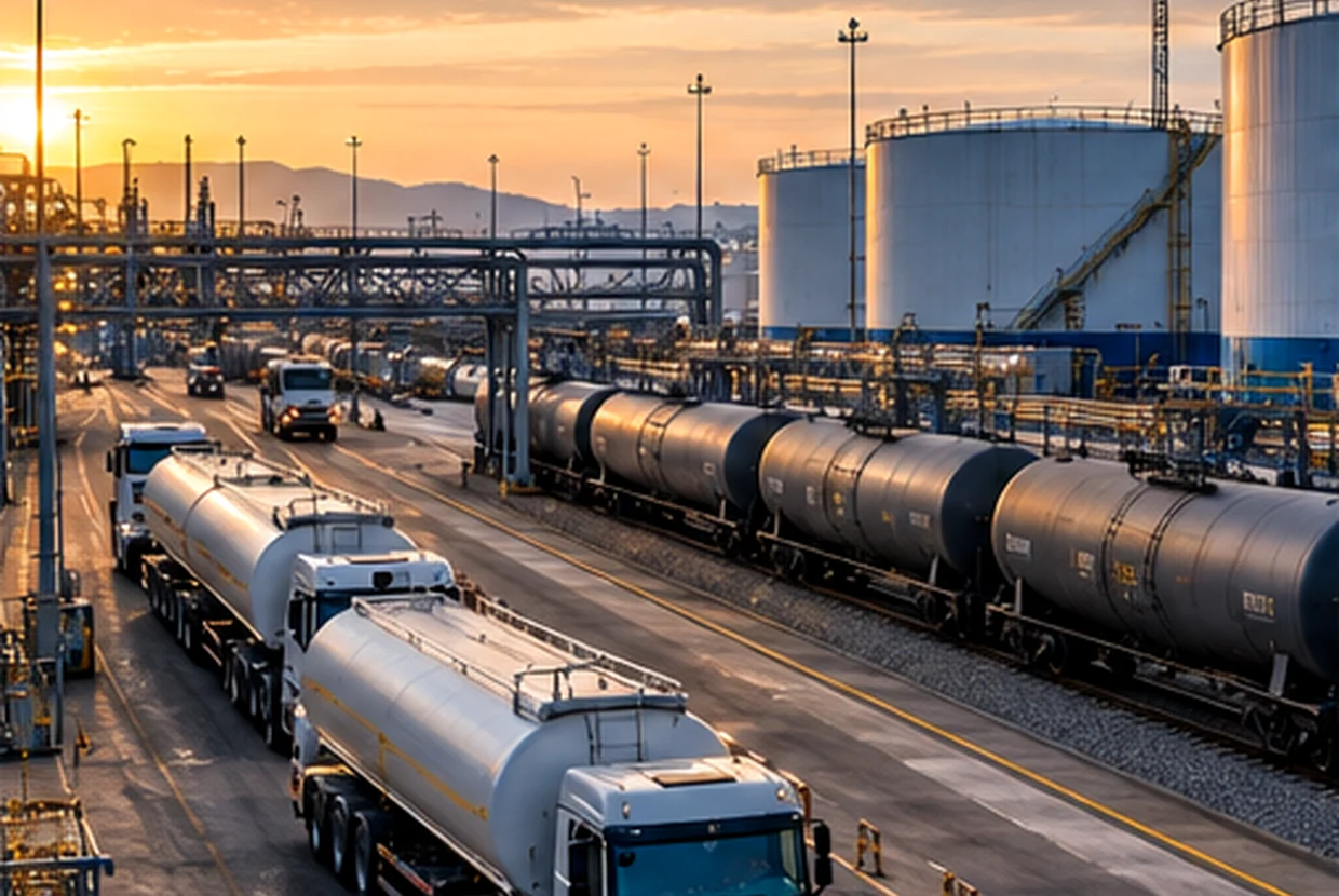 Energy terminal illustrative imagery